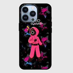 Чехол для iPhone 13 Pro Удивление - сериал Игра в кальмара, цвет: 3D-черный