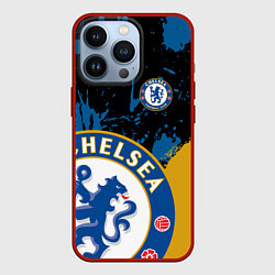 Чехол для iPhone 13 Pro ЧЕЛСИ CHELSEA GOLDEN LOGO, цвет: 3D-красный