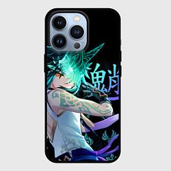 Чехол для iPhone 13 Pro Genshin Impact: Сяо, цвет: 3D-черный