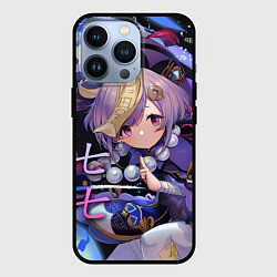 Чехол для iPhone 13 Pro Genshin Impact: Qiqi, цвет: 3D-черный