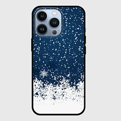 Чехол для iPhone 13 Pro Snow, цвет: 3D-черный