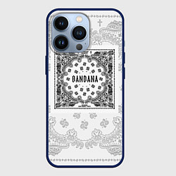 Чехол для iPhone 13 Pro Big Baby Tape x Kizaru BANDANA Бандана Кизару Тейп, цвет: 3D-тёмно-синий