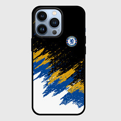 Чехол для iPhone 13 Pro CHELSEA БРЫЗГИ КРАСОК, цвет: 3D-черный