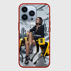 Чехол для iPhone 13 Pro Olga Buzova in the future 2028, цвет: 3D-красный