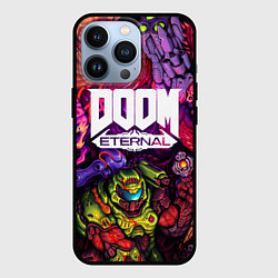 Чехол для iPhone 13 Pro DOOM ETERNAL ПАЛАЧ РОКА DOOM SLAYER, цвет: 3D-черный