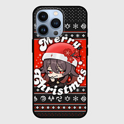 Чехол для iPhone 13 Pro HU TAO MERRY CHRISTMAS, цвет: 3D-черный