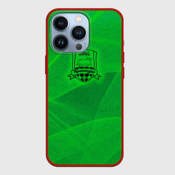 Чехол для iPhone 13 Pro Краснодар lime theme, цвет: 3D-красный