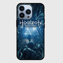 Чехол для iPhone 13 Pro Рльех Горизонт, цвет: 3D-черный