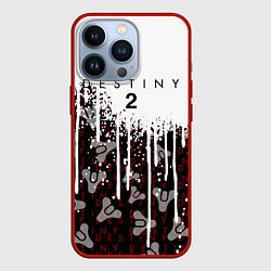 Чехол для iPhone 13 Pro Destiny Подтеки красок, цвет: 3D-красный