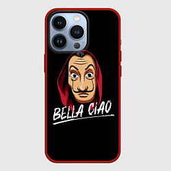 Чехол для iPhone 13 Pro БУМАЖНЫЙ ДОМ LA CASA DE PAPEL BELLA CIAO, цвет: 3D-красный