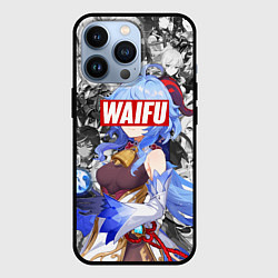 Чехол для iPhone 13 Pro GENSHIN IMACT WAIFU ВАЙФУ, цвет: 3D-черный