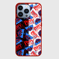 Чехол для iPhone 13 Pro POPPY PLAYTIME ПОППИ ПЛЕЙТАЙМ ХАГГИ ВАГГИ УЗОР, цвет: 3D-красный