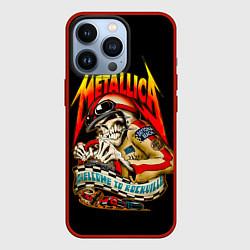 Чехол для iPhone 13 Pro Metallica WELCOME TO ROCKVILLE, цвет: 3D-красный