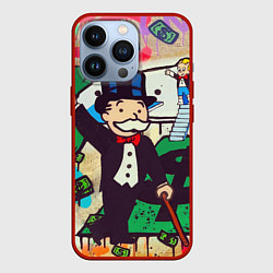Чехол для iPhone 13 Pro Alec Monopoly ART, цвет: 3D-красный