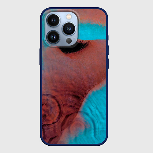 Чехол iPhone 13 Pro Meddle - Pink Floyd / 3D-Тёмно-синий – фото 1