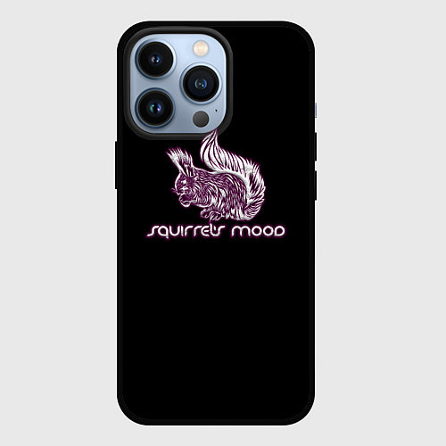 Чехол iPhone 13 Pro Squirrels mood / 3D-Черный – фото 1