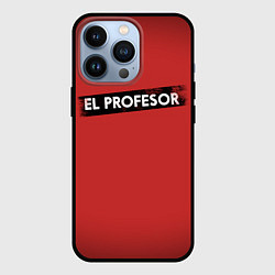 Чехол для iPhone 13 Pro EL PROFESOR БУМАЖНЫЙ ДОМ, цвет: 3D-черный