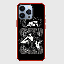 Чехол для iPhone 13 Pro Arctic monkeys Art, цвет: 3D-красный