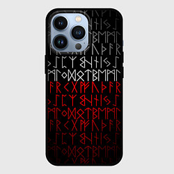 Чехол для iPhone 13 Pro Славянская символика Руны, цвет: 3D-черный