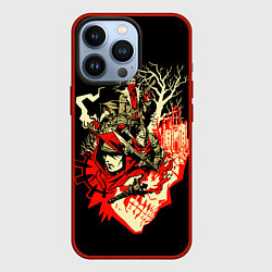 Чехол для iPhone 13 Pro Darkest Dungeon - Темнейшее подземелье, цвет: 3D-красный