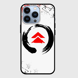 Чехол для iPhone 13 Pro ПРИЗРАК ЦУСИМЫ ЭМБЛЕМА GHOST OF TSUSHIMA, цвет: 3D-черный