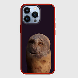 Чехол для iPhone 13 Pro Уставший картофель, цвет: 3D-красный