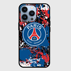 Чехол для iPhone 13 Pro PSG БРЫЗГИ КРАСОК СПОРТ, цвет: 3D-черный