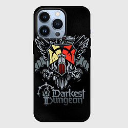 Чехол для iPhone 13 Pro Darkest Dungeon герб, цвет: 3D-черный