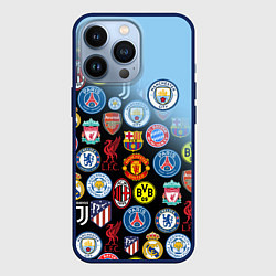 Чехол для iPhone 13 Pro МАНЧЕСТЕР СИТИ MANCHESTER CITY, цвет: 3D-тёмно-синий