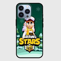 Чехол для iPhone 13 Pro НОВОГОДНИЙ ФЭНГ БРАВЛ СТАРС FANG BRAWL STARS, цвет: 3D-черный