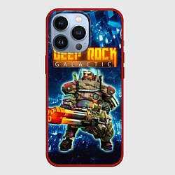 Чехол для iPhone 13 Pro Deep Rock Galactic Gunner, цвет: 3D-красный