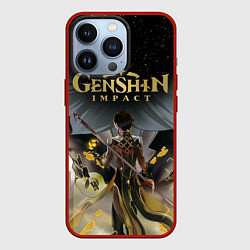 Чехол для iPhone 13 Pro ГЕНШИН ИМПАКТ ЧЖУН ЛИ GENSHIN IMPACT, цвет: 3D-красный