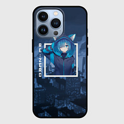 Чехол для iPhone 13 Pro Рем с ушками, Re: zero Жизнь с нуля в альтернативн, цвет: 3D-черный