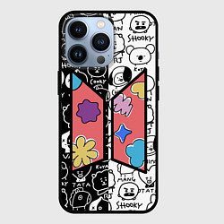 Чехол для iPhone 13 Pro Permission To Dance SPLIT BT21, цвет: 3D-черный