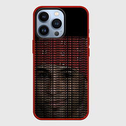 Чехол для iPhone 13 Pro IM YOUR LITTLE BUTTERFLY grey, цвет: 3D-красный
