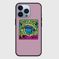 Чехол для iPhone 13 Pro Mr Beast Drawing Full Print, цвет: 3D-черный