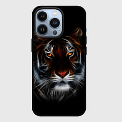 Чехол для iPhone 13 Pro Тигр в Темноте Глаза Зверя, цвет: 3D-черный