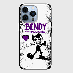 Чехол для iPhone 13 Pro HEART BENDY AND THE INK MACHINE, цвет: 3D-черный