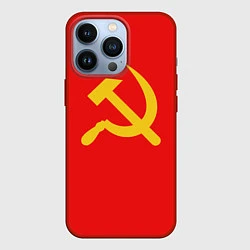 Чехол iPhone 13 Pro Красный Советский союз