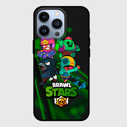 Чехол для iPhone 13 Pro BRAWL STARS КОМПАНИЯ ИГРА, цвет: 3D-черный