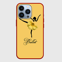 Чехол для iPhone 13 Pro Ballet Балет, цвет: 3D-красный