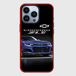 Чехол для iPhone 13 Pro Chevrolet Camaro ZL1 Motorsport, цвет: 3D-красный