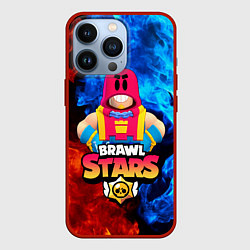 Чехол для iPhone 13 Pro BRAWL STARS GROM БРАВЛ СТАРС ГРОМ, цвет: 3D-красный