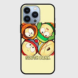 Чехол для iPhone 13 Pro Персонажи Южный парк South Park, цвет: 3D-черный