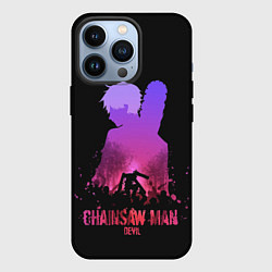 Чехол для iPhone 13 Pro Chainsaw Man Дэндзи, цвет: 3D-черный