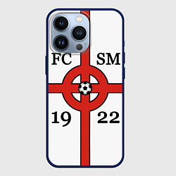 Чехол для iPhone 13 Pro FCSM-1922, цвет: 3D-тёмно-синий