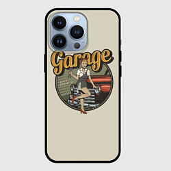 Чехол для iPhone 13 Pro Garage Гараж, цвет: 3D-черный