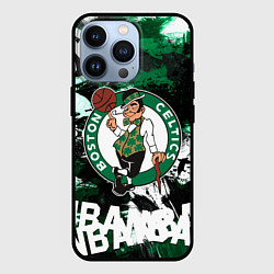 Чехол для iPhone 13 Pro Бостон Селтикс , Boston Celtics, цвет: 3D-черный