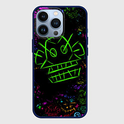 Чехол для iPhone 13 Pro League Of Legends неон - Arcane, цвет: 3D-тёмно-синий