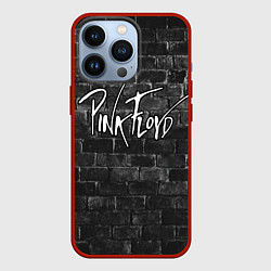 Чехол для iPhone 13 Pro PINK FLOYD - ПИНК ФЛОЙД КИРПИЧНАЯ СТЕНА, цвет: 3D-красный